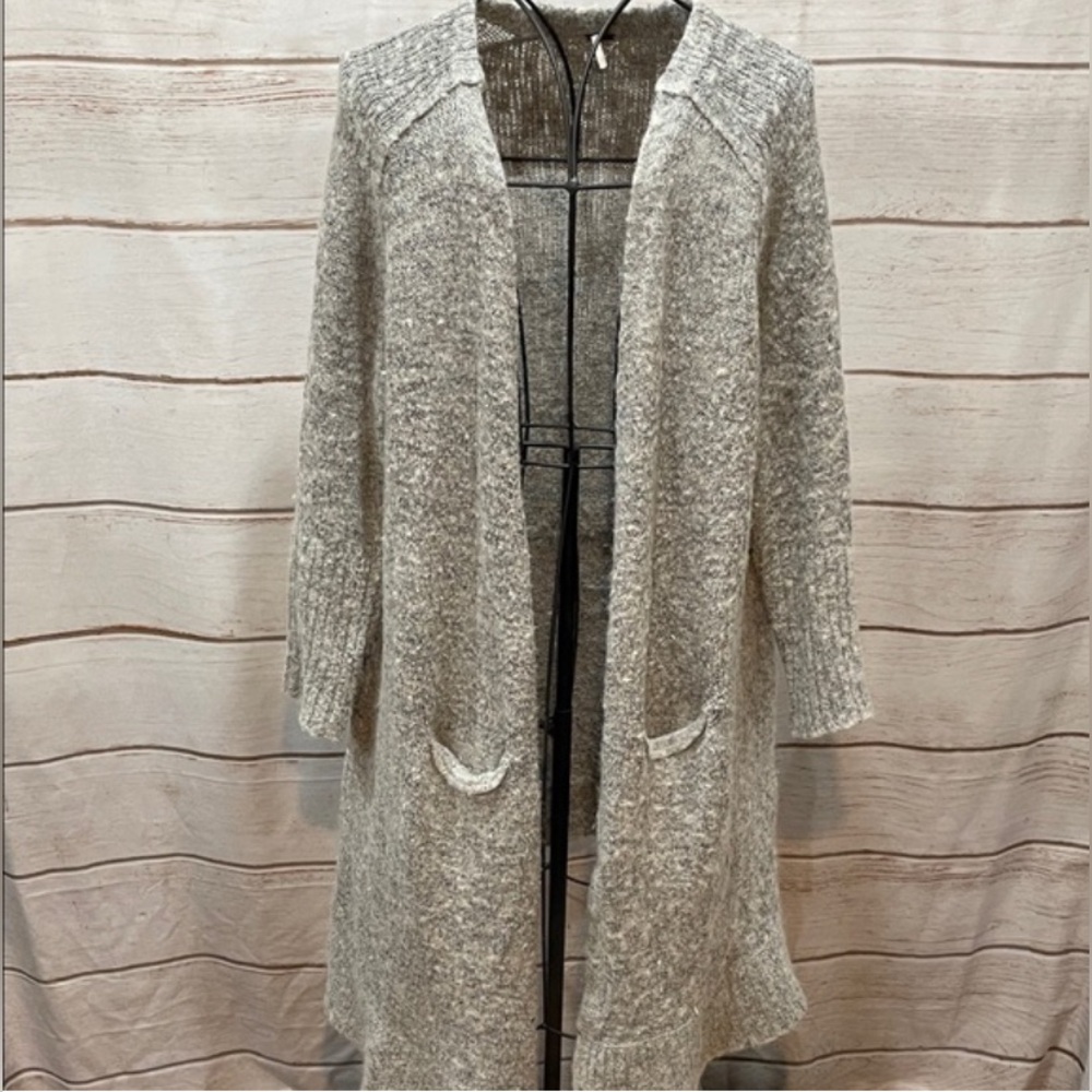 Free People Women Wool Blend Duster Cardigan